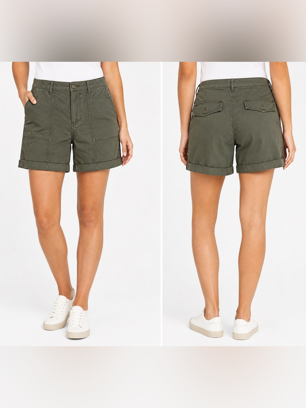 Super cute Olive Green Cargo Shorts